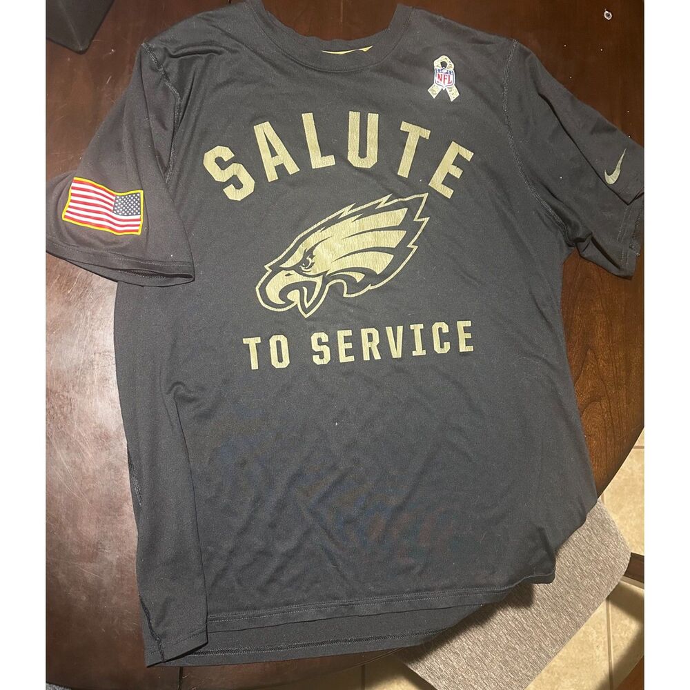 Nike NFL Philadelphia Eagles Salute to Service Military Tribute Dri-Fit Shirt
